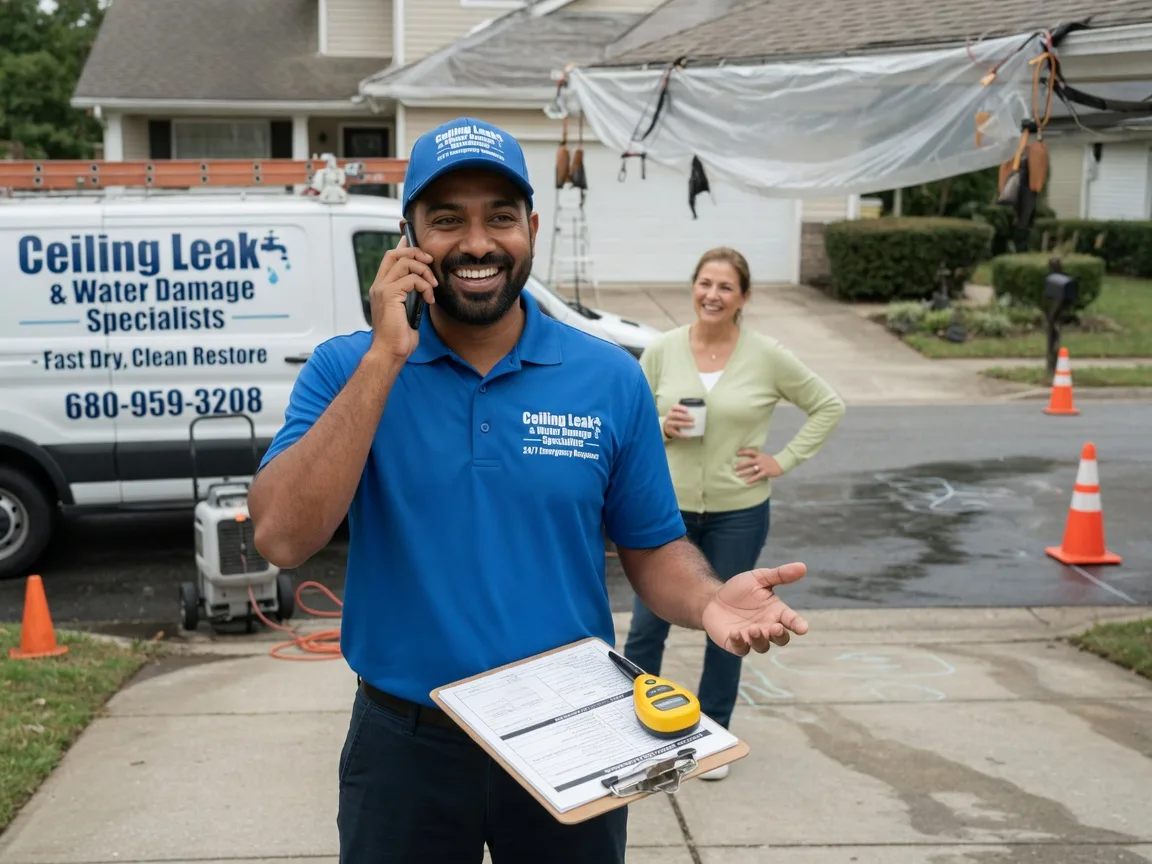 Ceiling Leak Cleanup Cedar Valley, UT FAQs